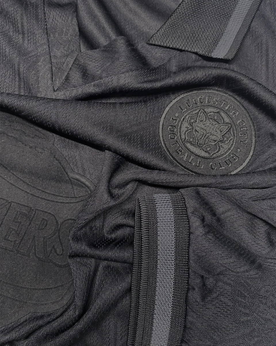 Leicester City Retro Shirt 1998 Blackout