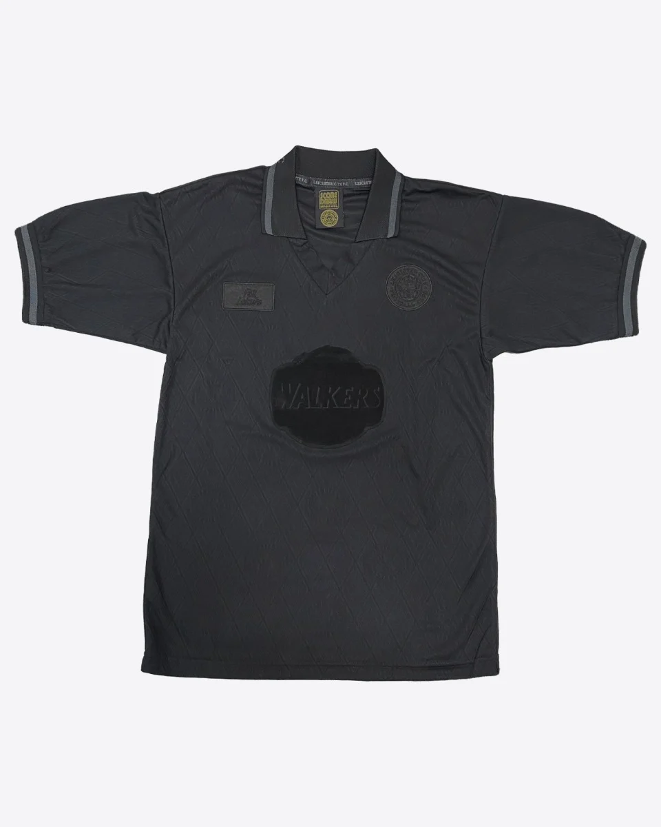 Leicester City Retro Shirt 1998 Blackout