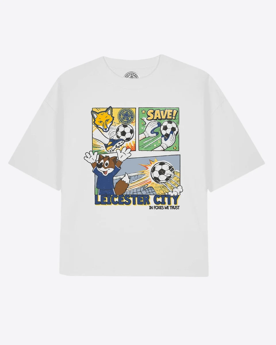 Leicester City Comic T-Shirt - Kids