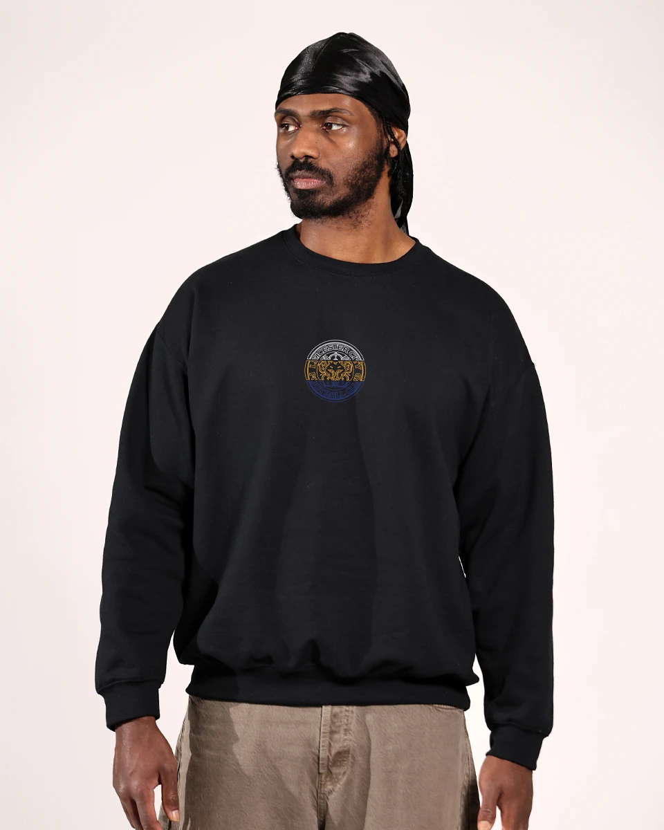 Leicester City Three Colour Crest Sweatshirt - Adults