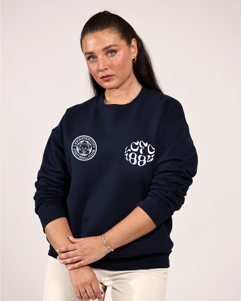 Leicester City 84 Wave Sweatshirt - Adults