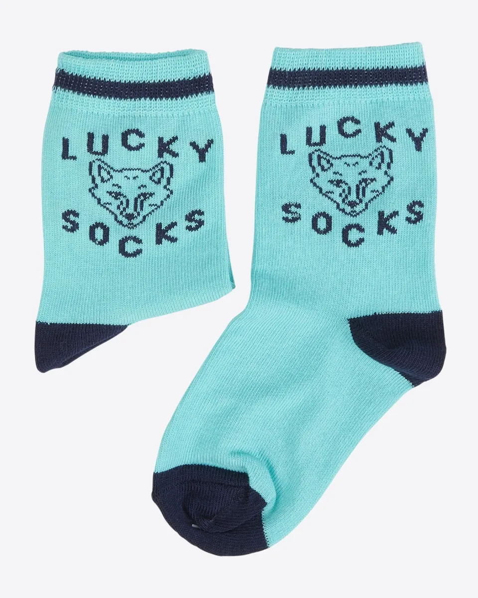 Leicester City Teal Lucky Socks - Kids