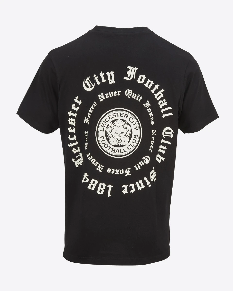 Leicester City Gothic Script T-Shirt - Mens