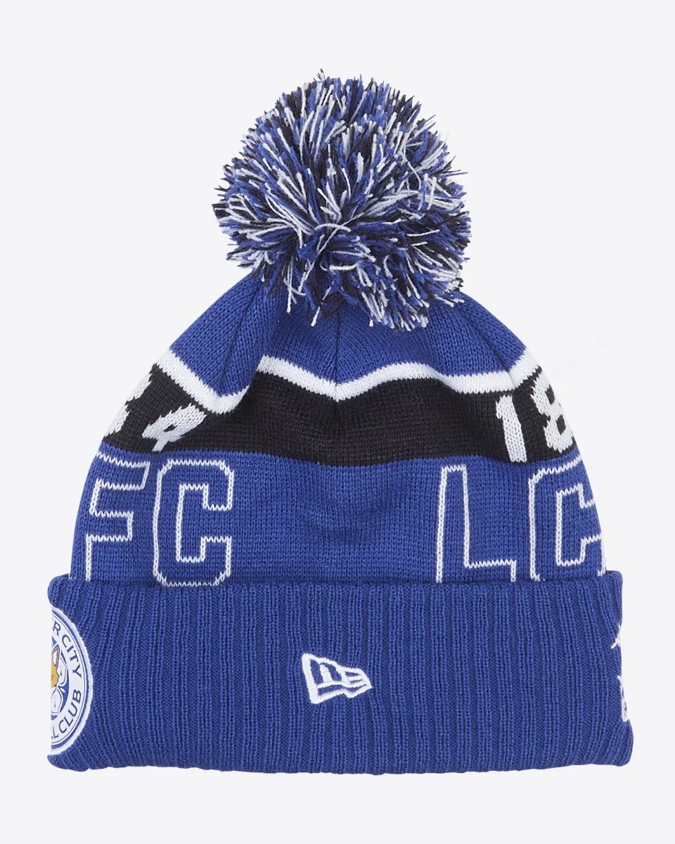 Leicester City New Era 26/27 Home Kit Bobble Knit Beanie Hat