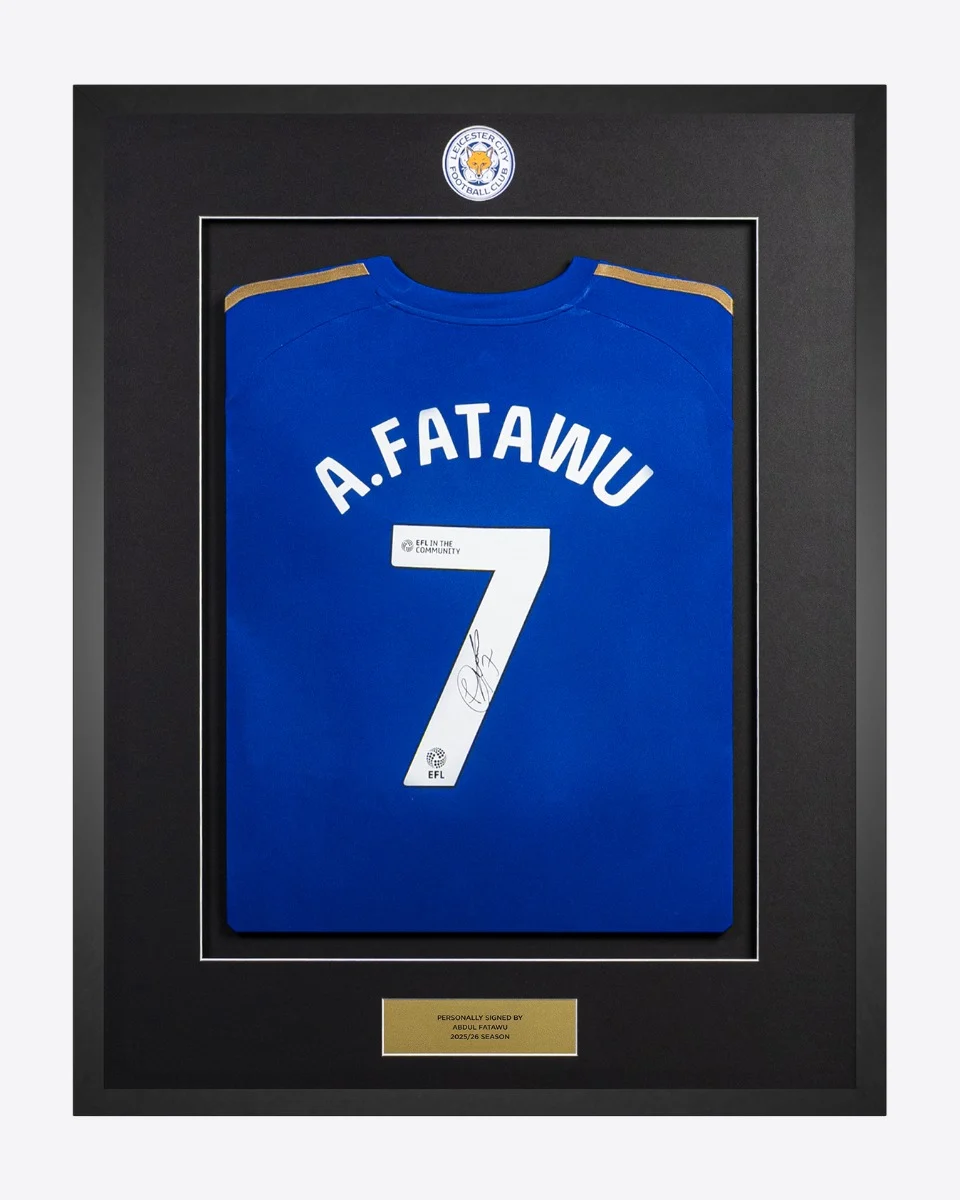 2025/26 Framed Signed Fatawu Home Shirt
