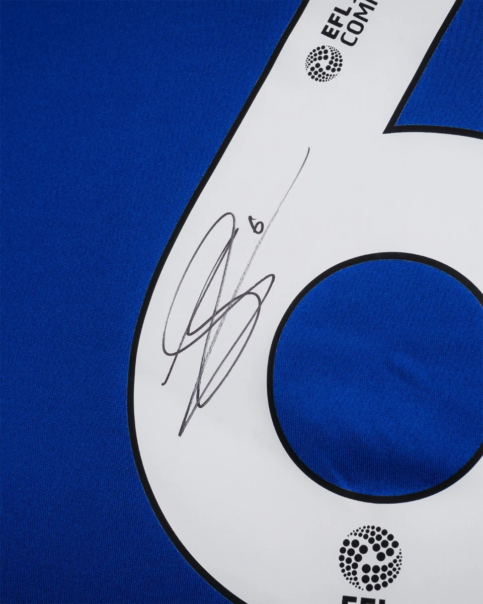 2025/26 Framed Signed James Home Shirt