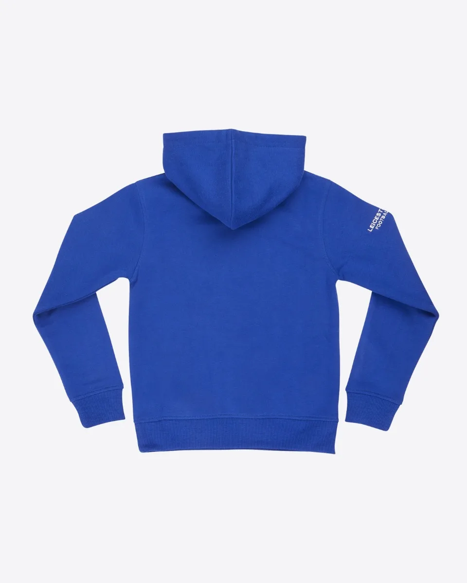 Leicester City Blue Essential Crest Hoody - Kids