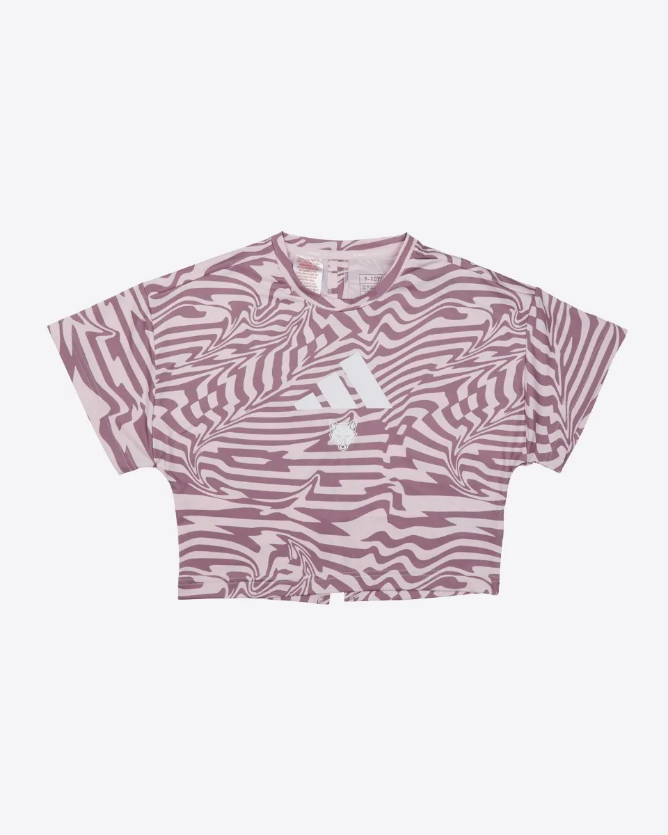 adidas Pink Camo T-Shirt - Kids