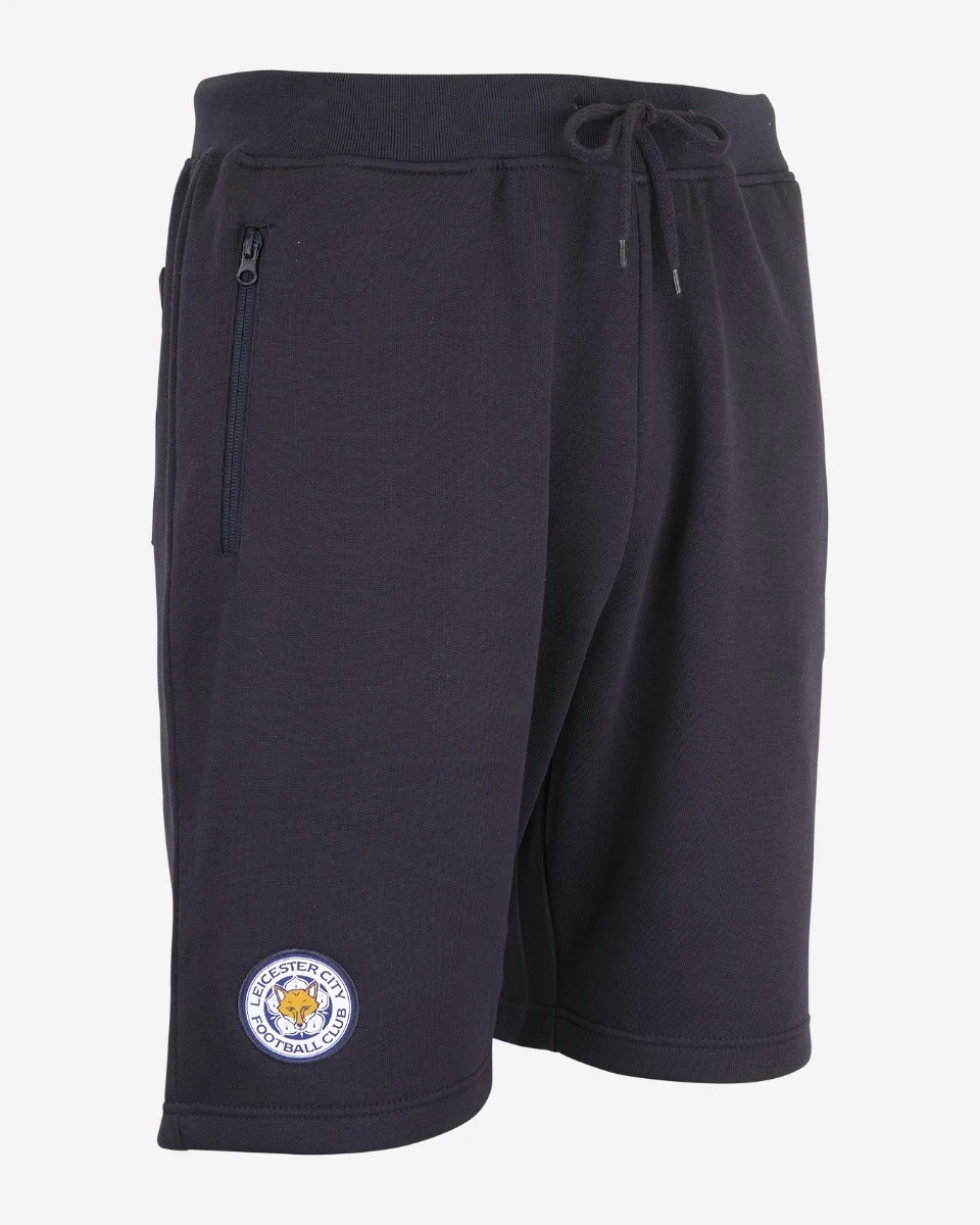 Leicester City Navy Essential Crest Shorts - Mens