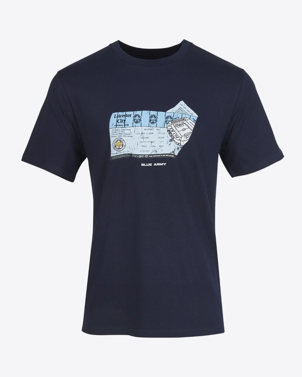 Leicester City Blue Army Matchday T-Shirt - Mens