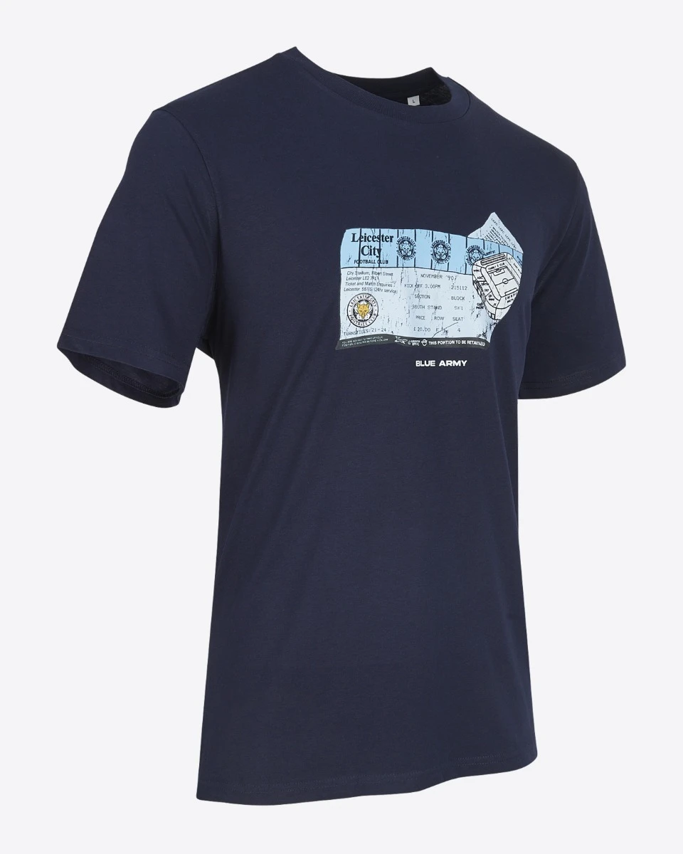 Leicester City Blue Army Matchday T-Shirt - Mens