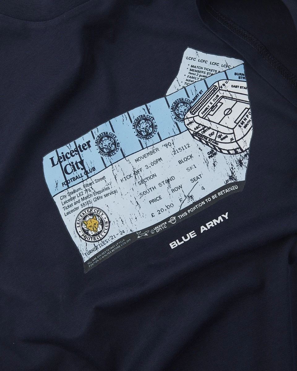 Leicester City Blue Army Matchday T-Shirt - Mens