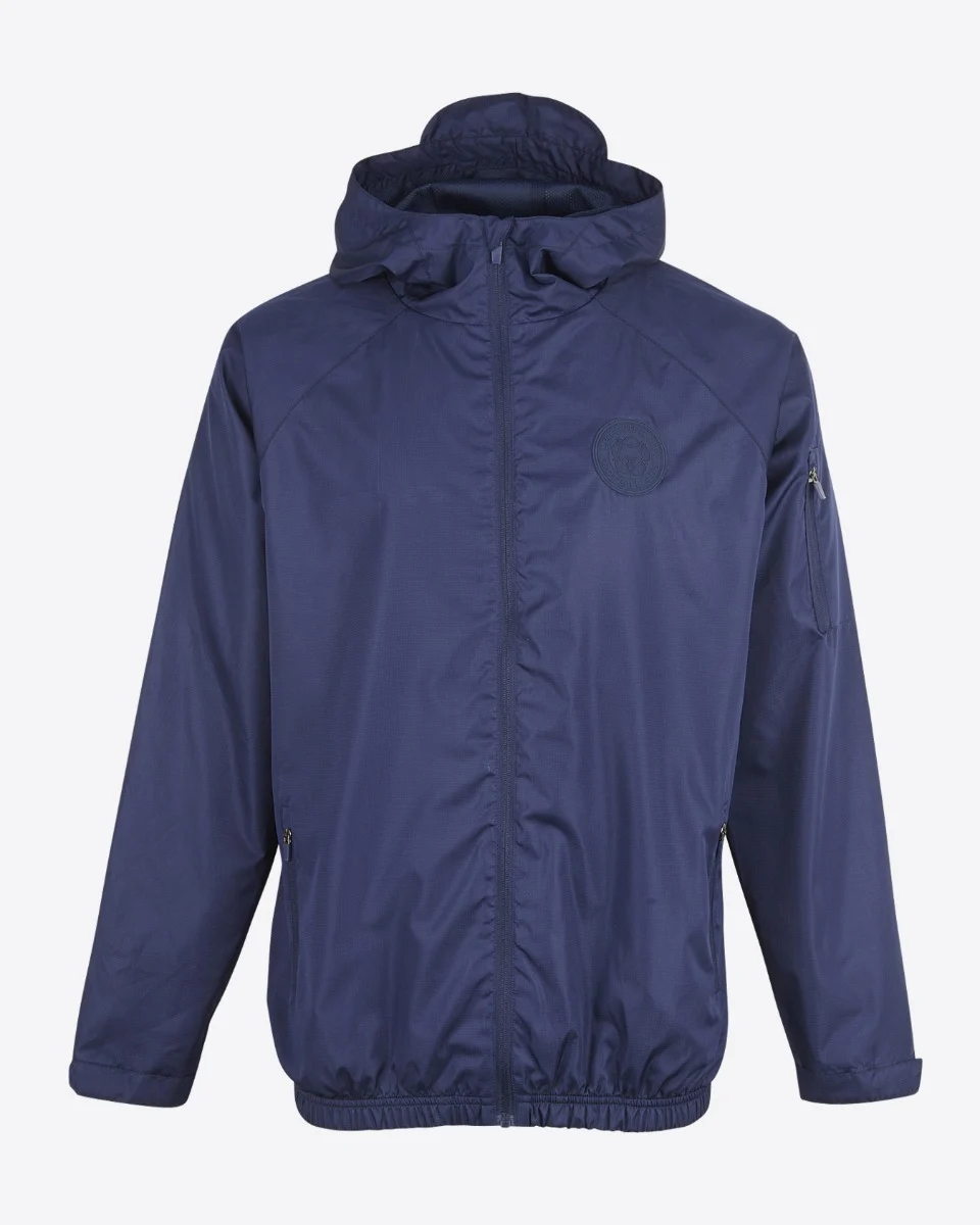 Leicester City Core Navy Rain Jacket - Mens