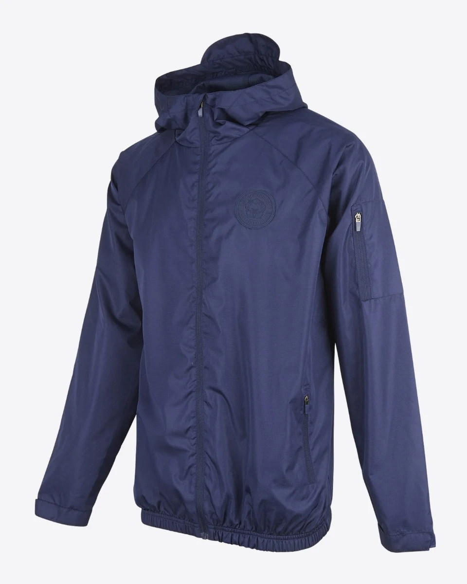 Leicester City Core Navy Rain Jacket - Mens