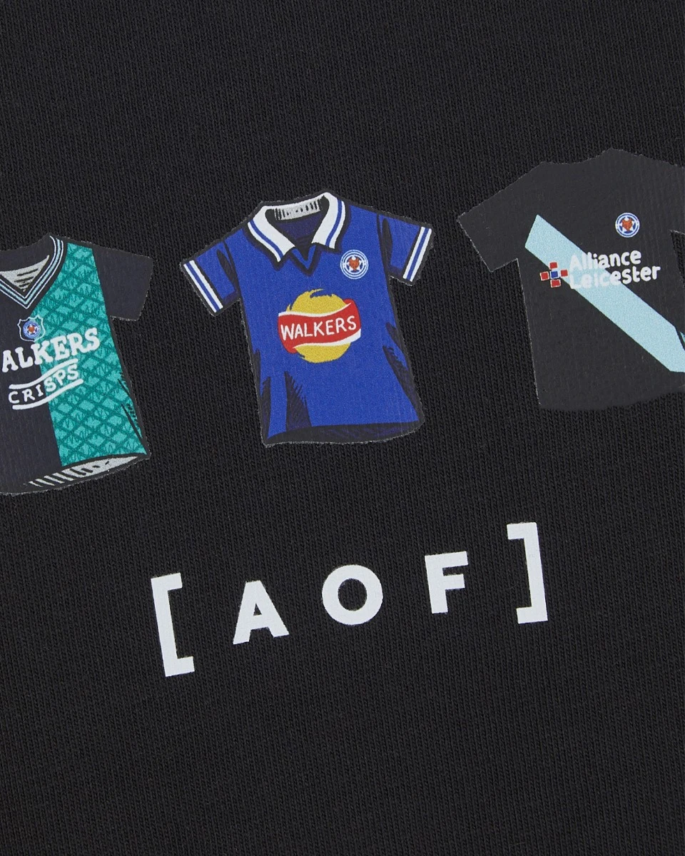 LCFC x AOF - Black Classic Shirt T-Shirt
