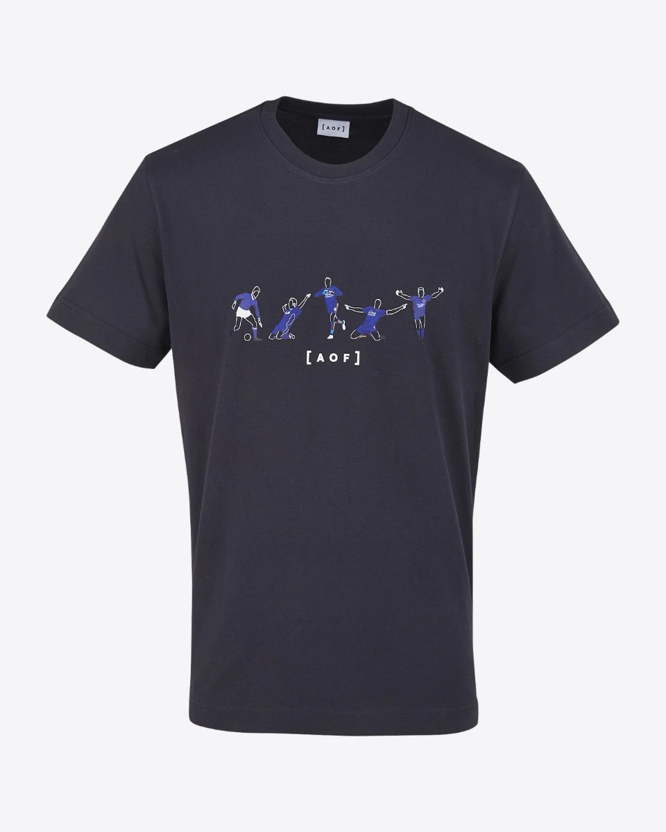 LCFC x AOF - Navy Icons T-Shirt