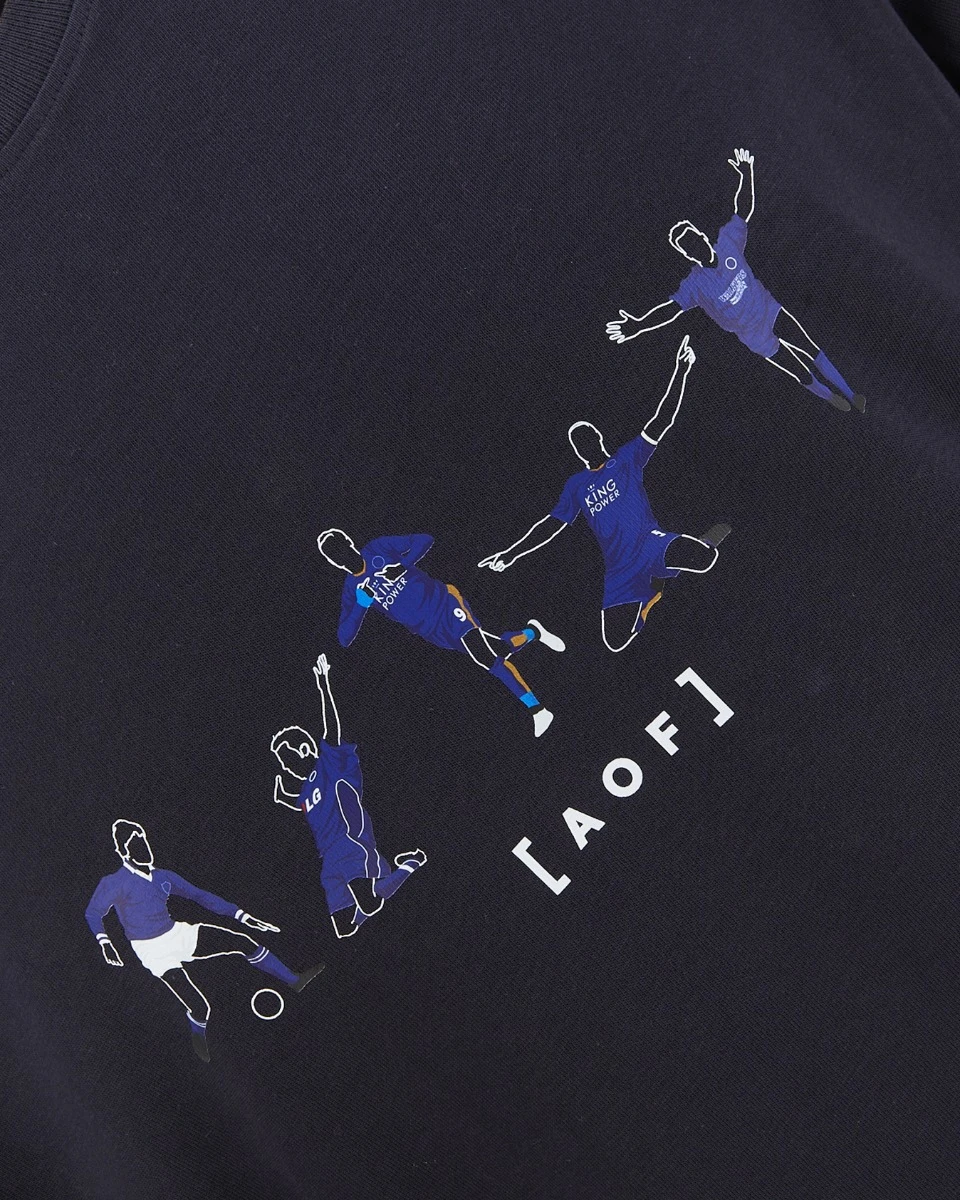 LCFC x AOF - Navy Icons T-Shirt