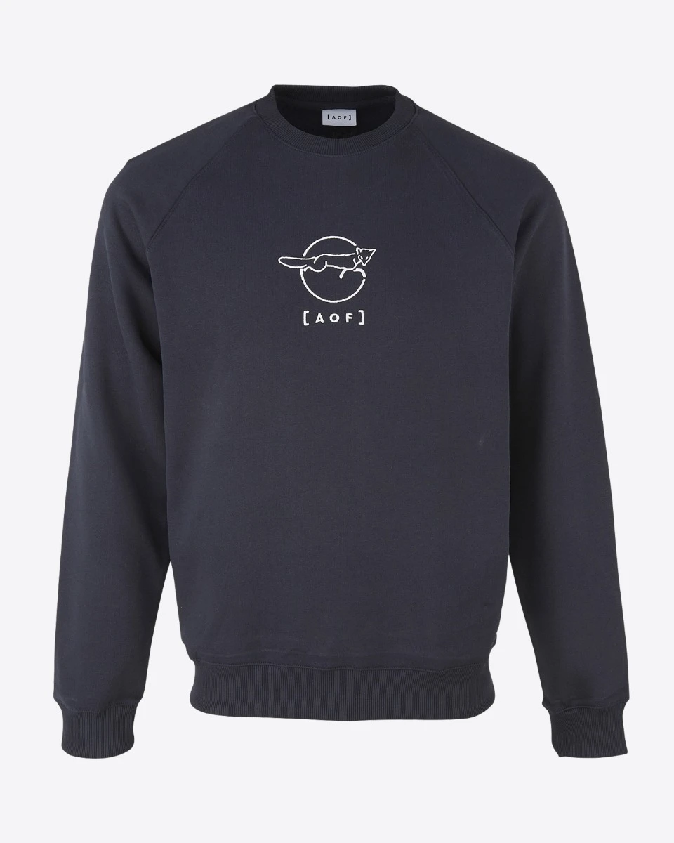LCFC x AOF - Navy Running Fox Sweatshirt