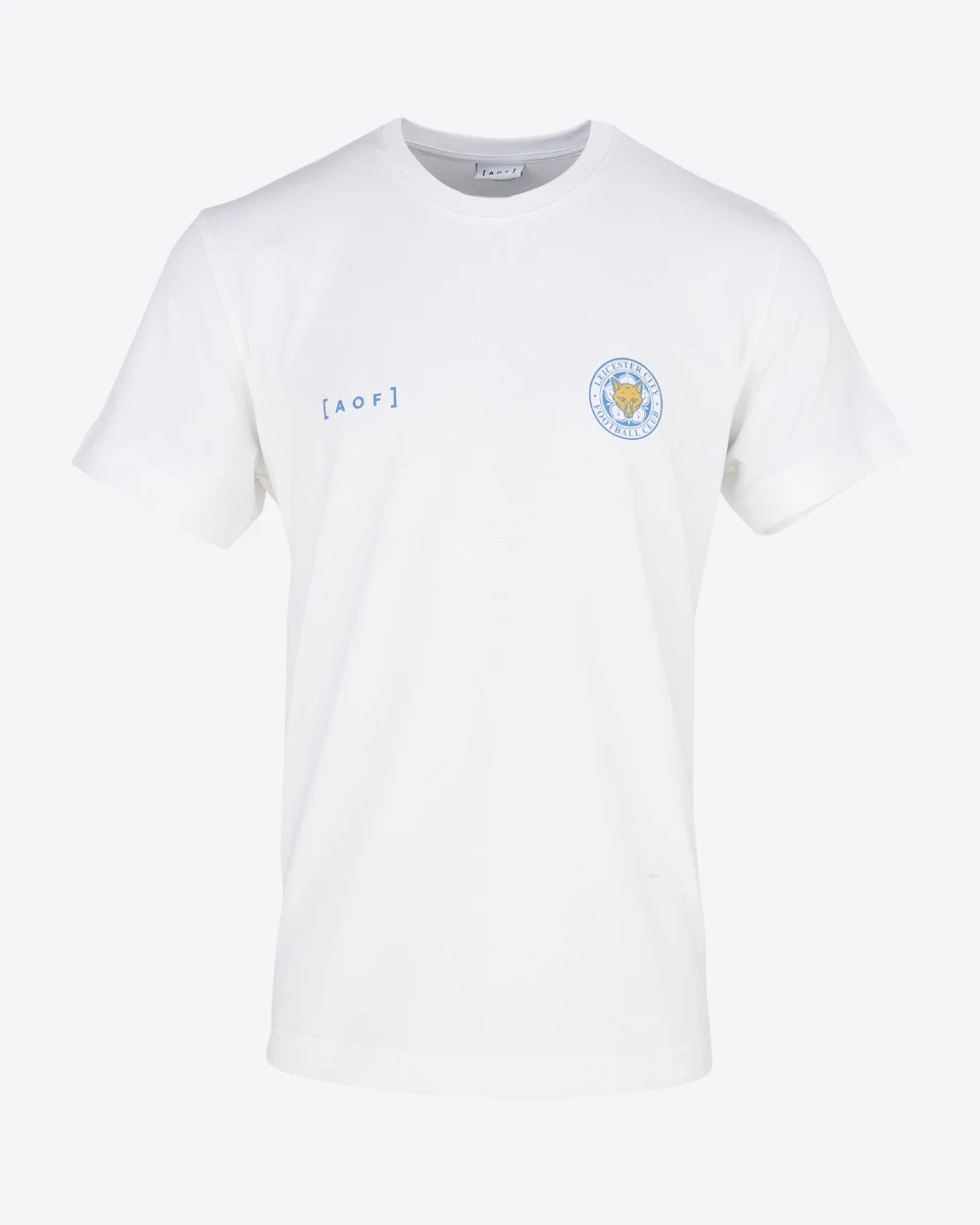 LCFC x AOF - White 90s Crest T-Shirt