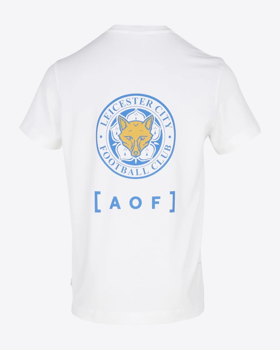LCFC x AOF - White 90s Crest T-Shirt