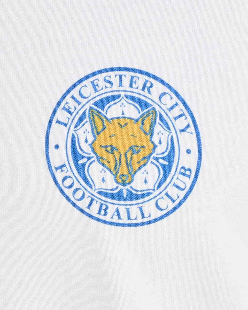 LCFC x AOF - White 90s Crest T-Shirt