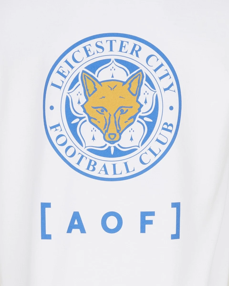 LCFC x AOF - White 90s Crest T-Shirt