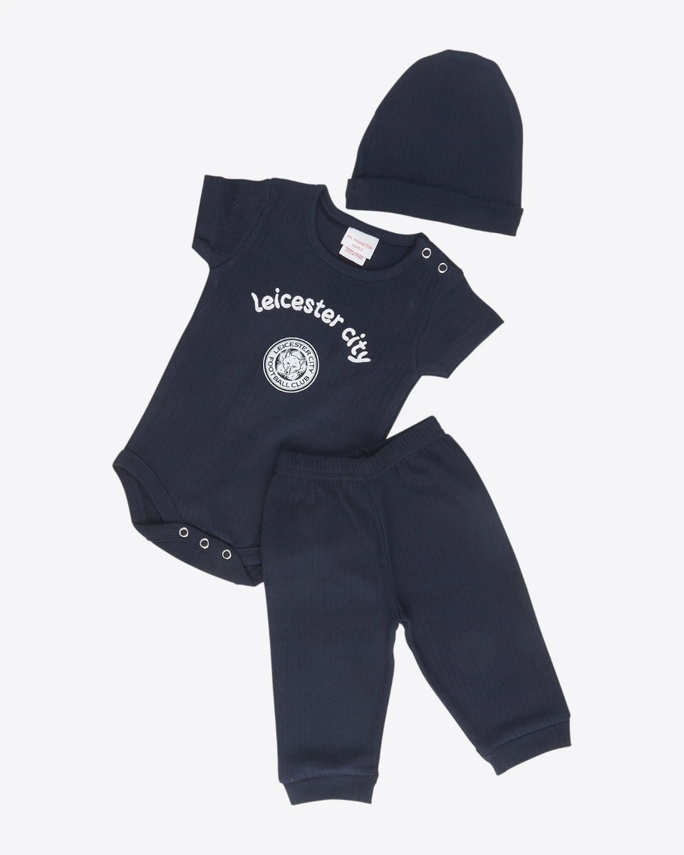 Leicester City Crest 3 Piece Set - Baby
