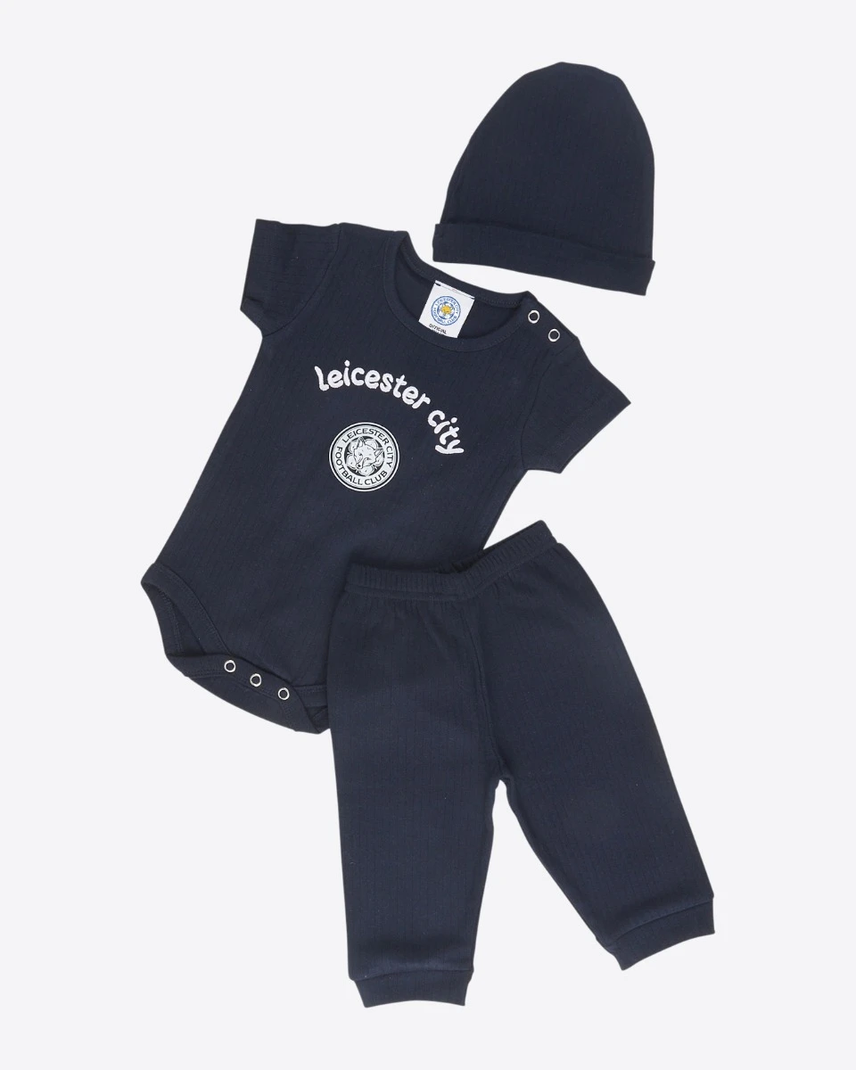 Leicester City Crest 3 Piece Set - Baby