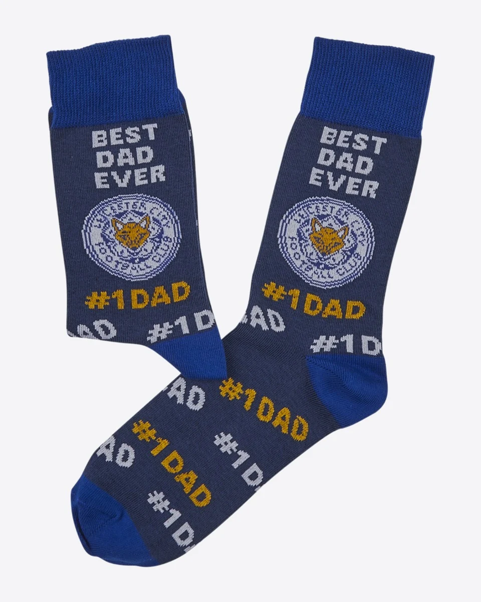 Leicester City Best Dad Socks