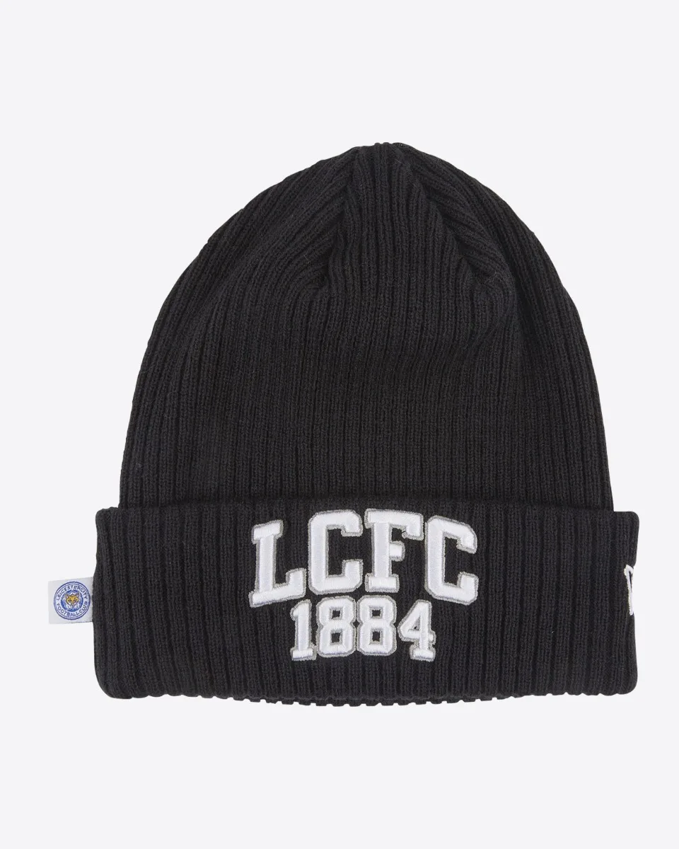 Leicester City New Era 1884 Ribbed Cuff Knit Beanie Hat