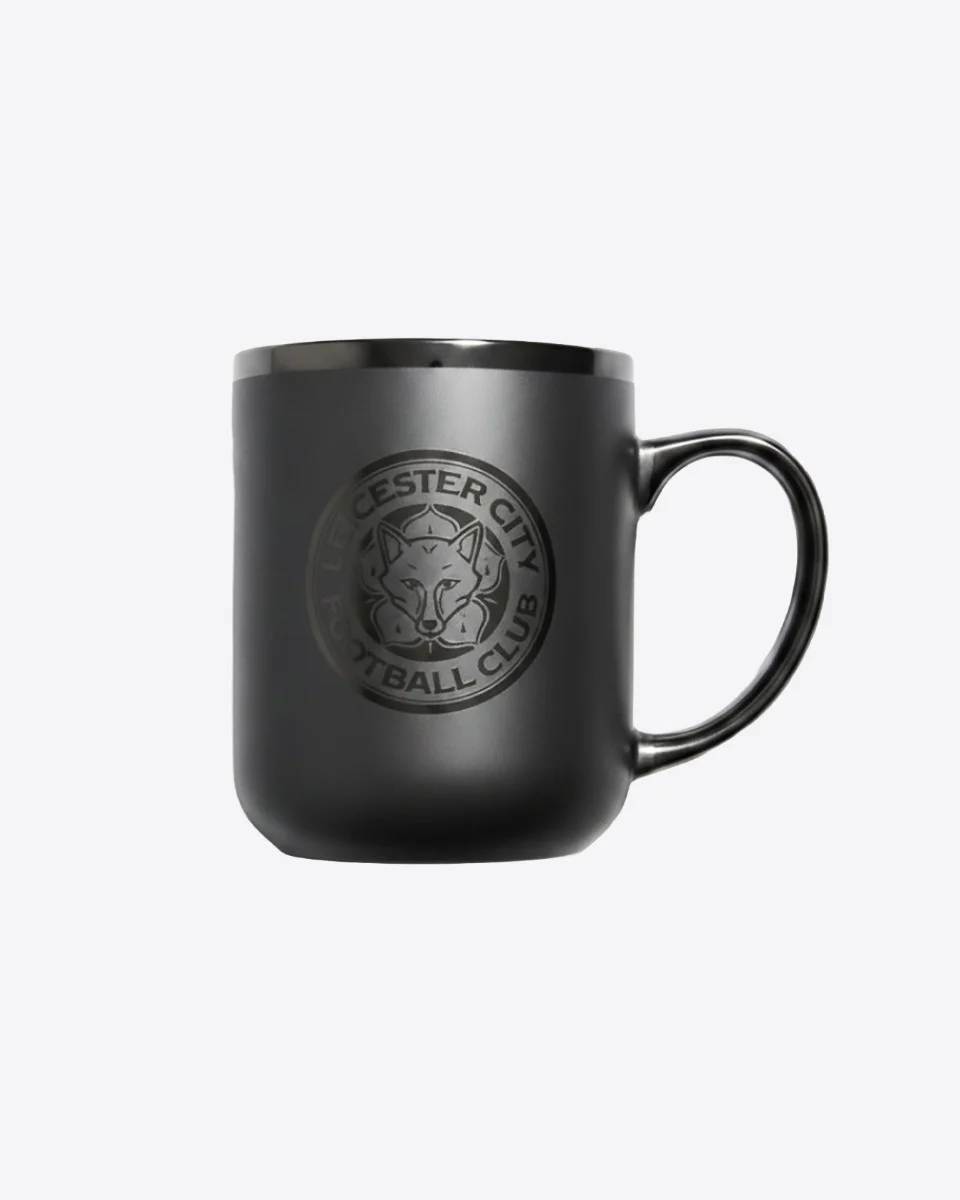 Leicester City Matte Black Tonal Mug