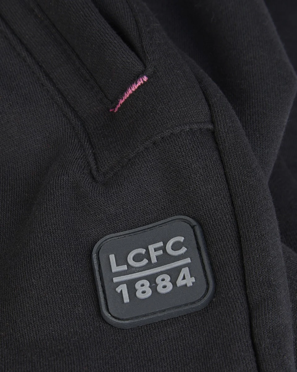 LCFC Mens Black Tracksuit Bottoms - Large
