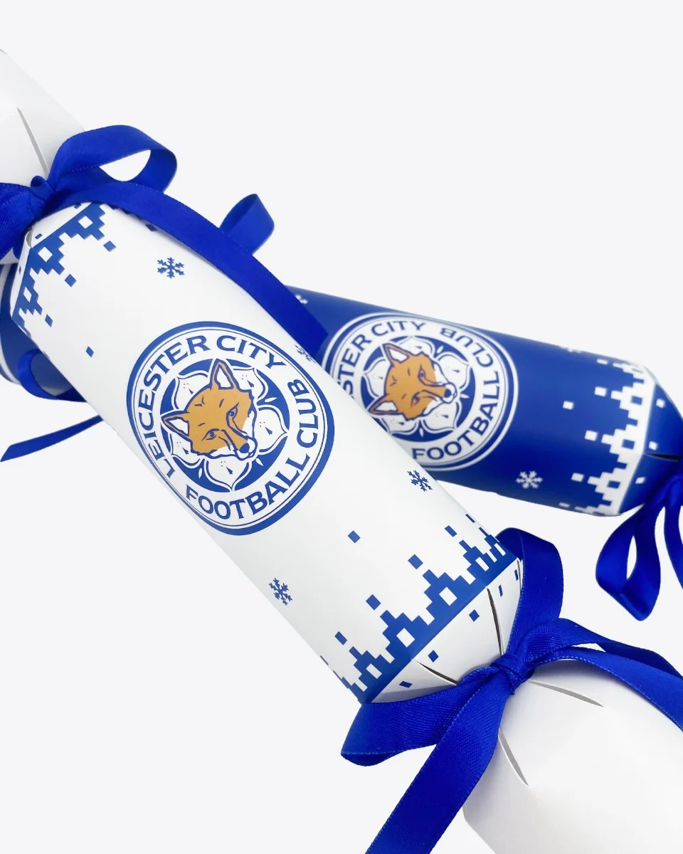 Leicester City 6pk Christmas Crackers