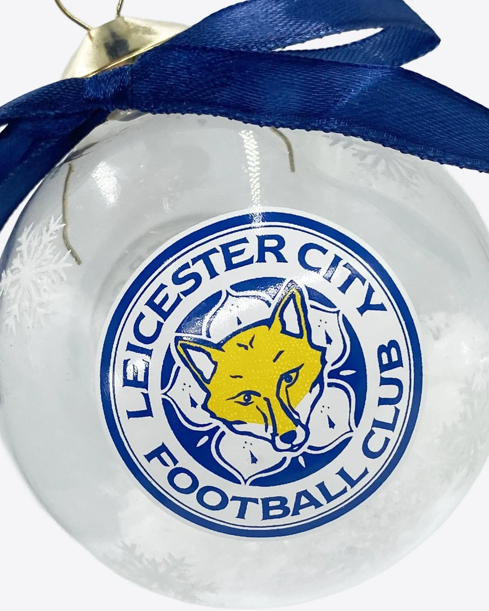 Leicester City Christmas Snowflake Bauble