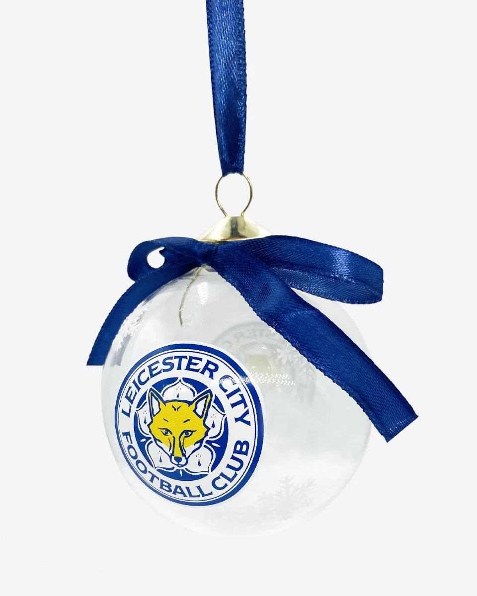 Leicester City Christmas Snowflake Bauble