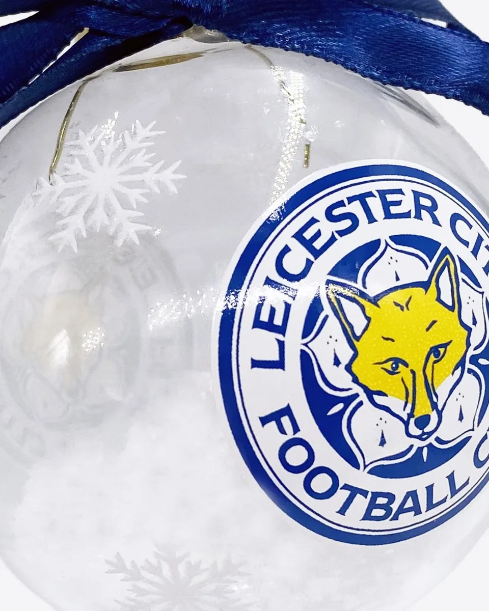 Leicester City Christmas Snowflake Bauble