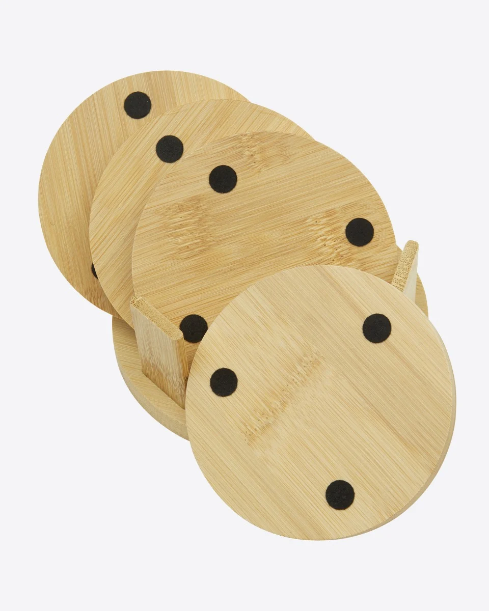 Leicester City Bamboo Coaster Set