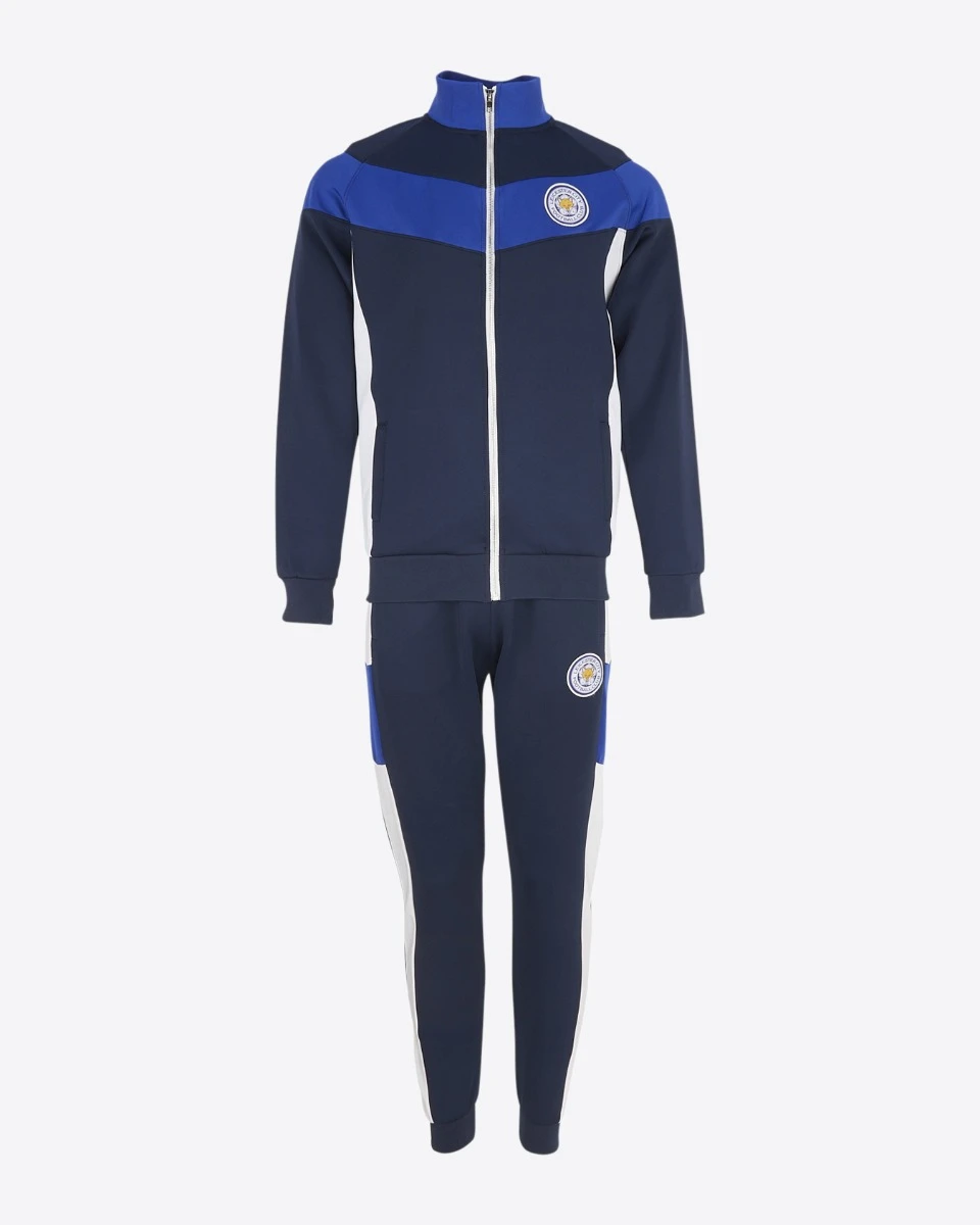 Leicester City Colour Block Tracksuit - Mens