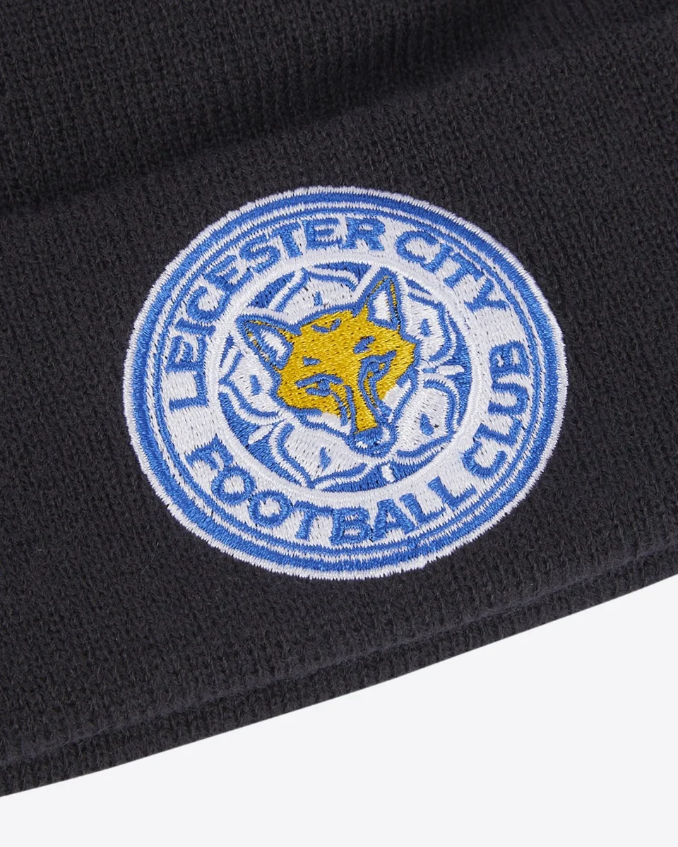 Leicester City New Era Navy Cuff Knit Beanie Hat