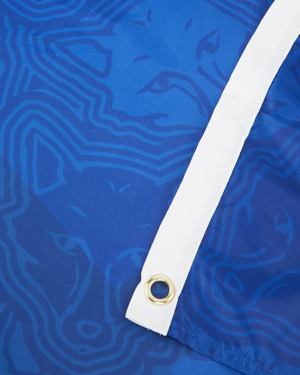 Leicester City Foxes Never Quit Crest Flag