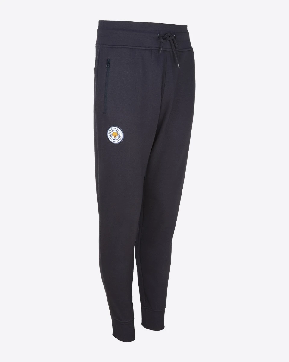 Leicester City Navy Essential Crest Jogger - Mens