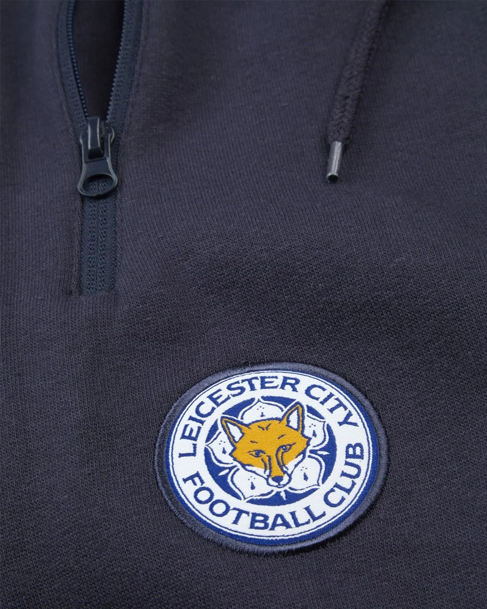 Leicester City Navy Essential Crest Jogger - Mens