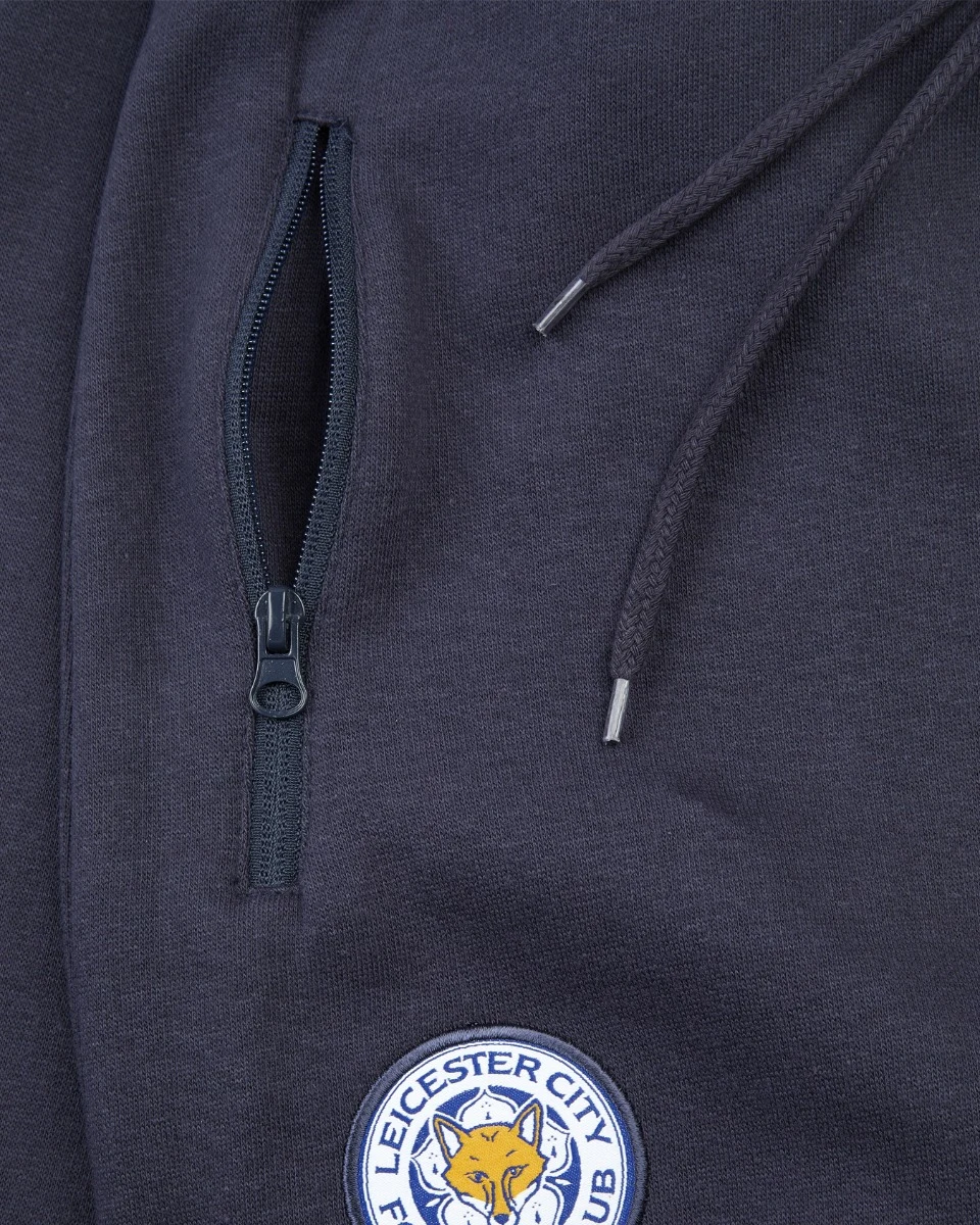 Leicester City Navy Essential Crest Jogger - Mens