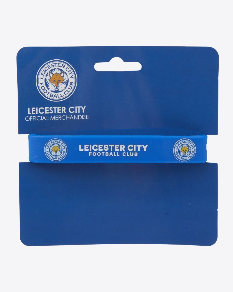 Leicester City Crest Silicone Wristband