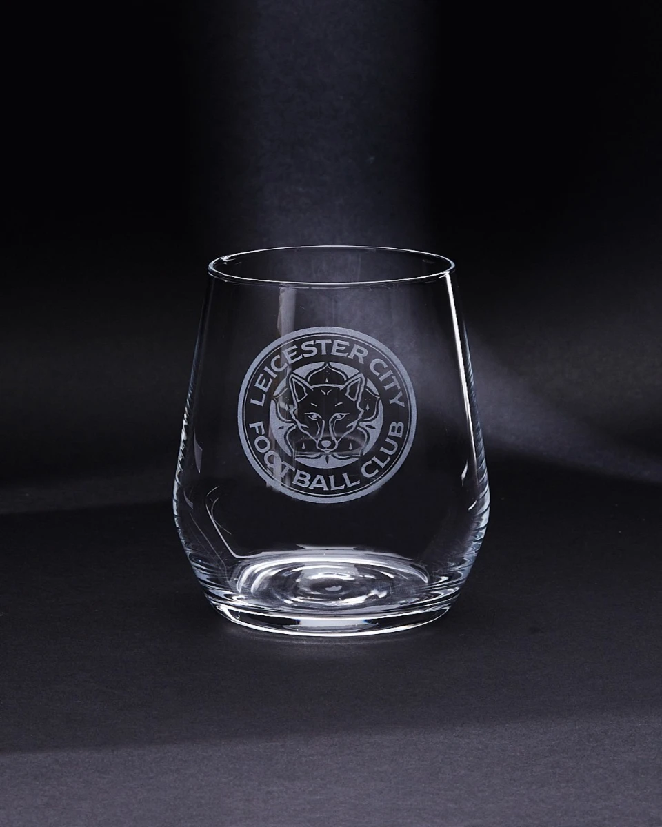 Leicester City Crest Rum Glass