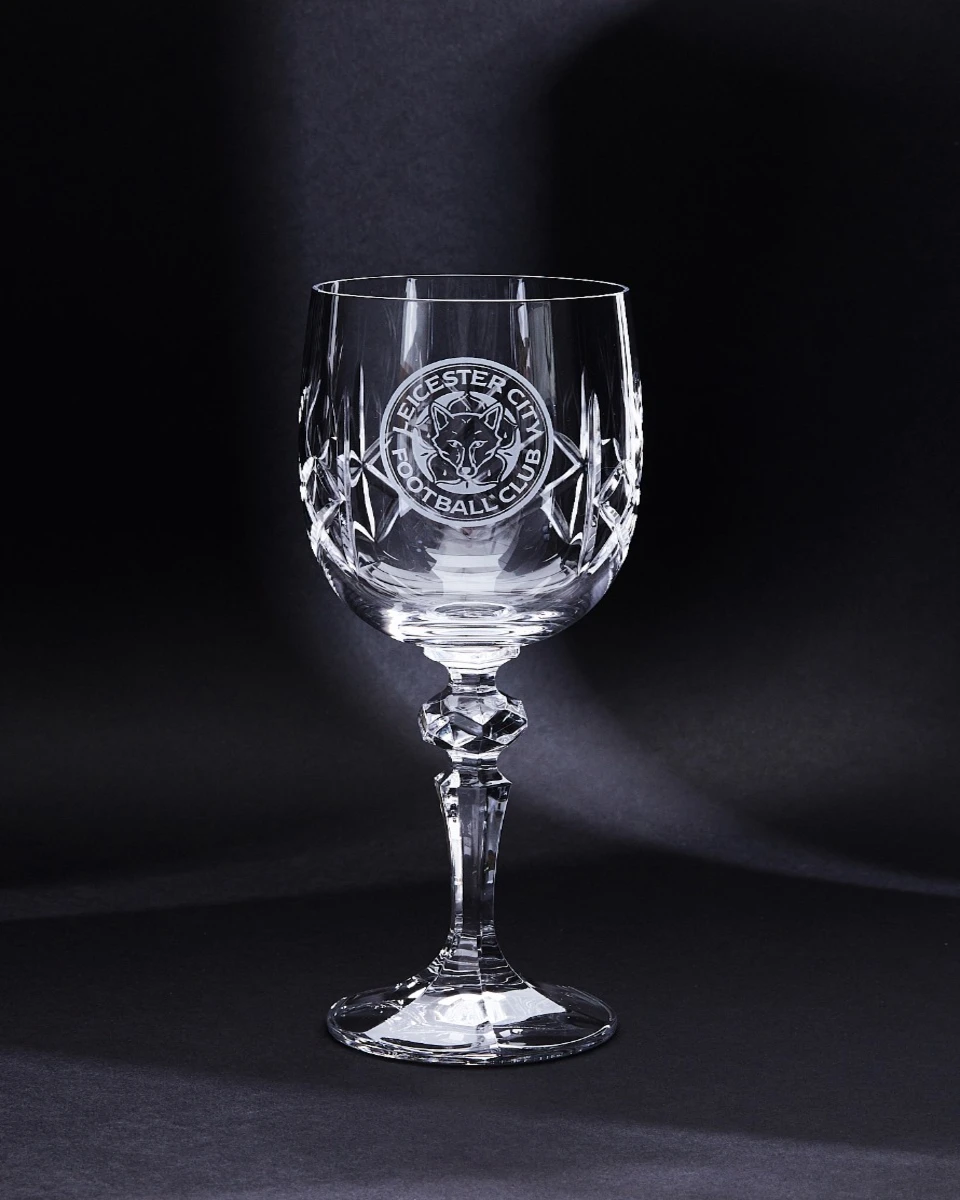 Leicester City Wine Glass