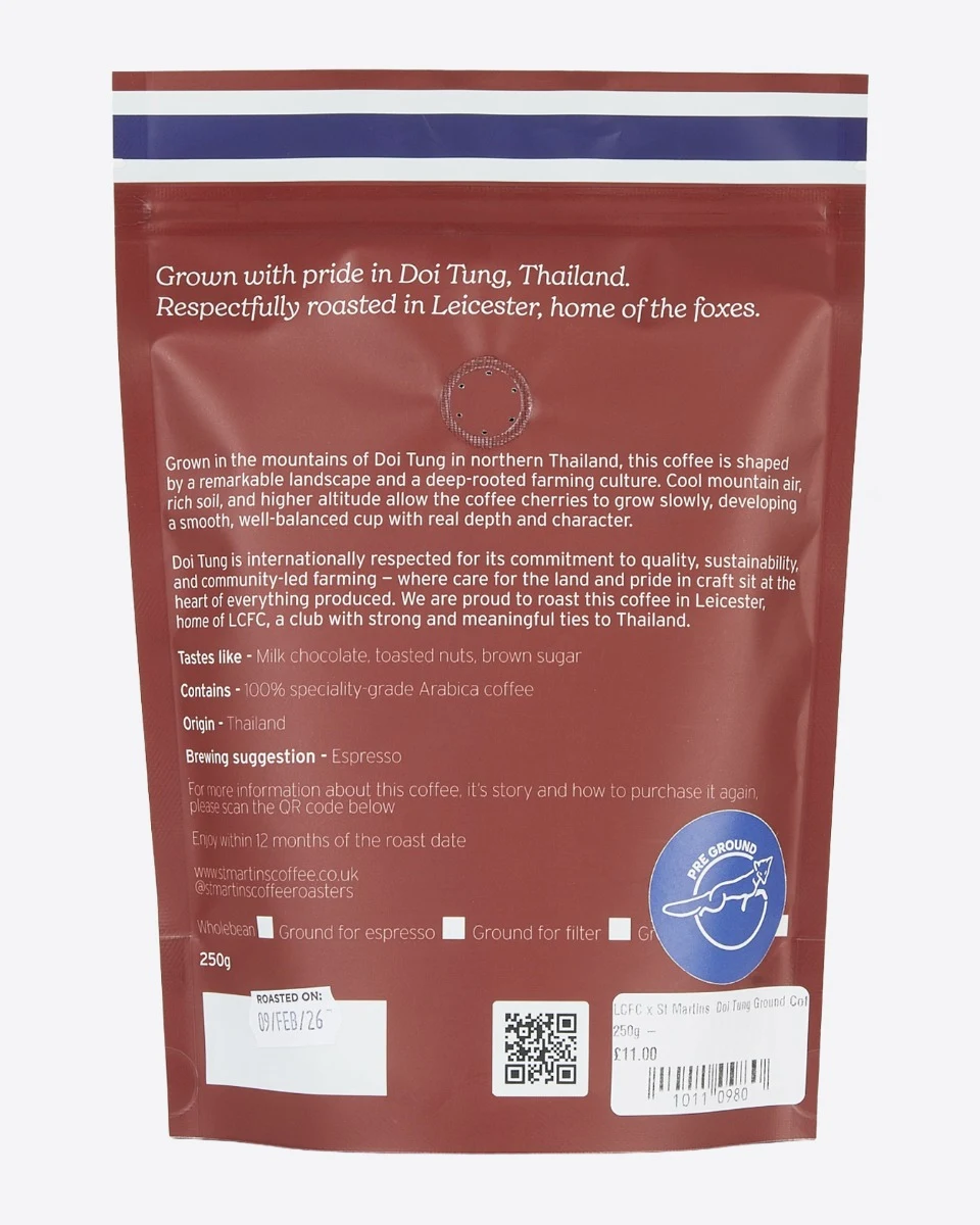 LCFC x St Martins – Doi Tung Ground Coffee