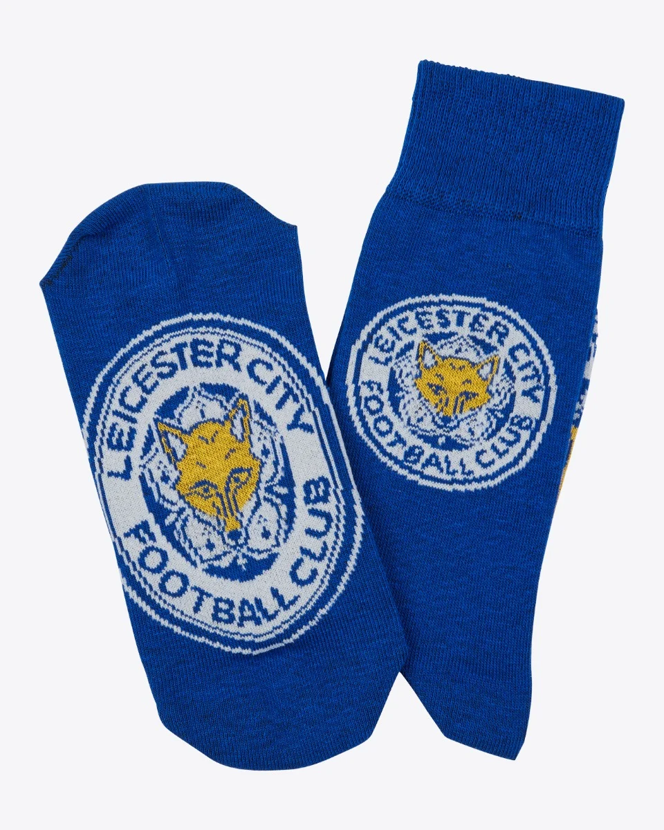 Leicester City Club Crest Socks - Mens