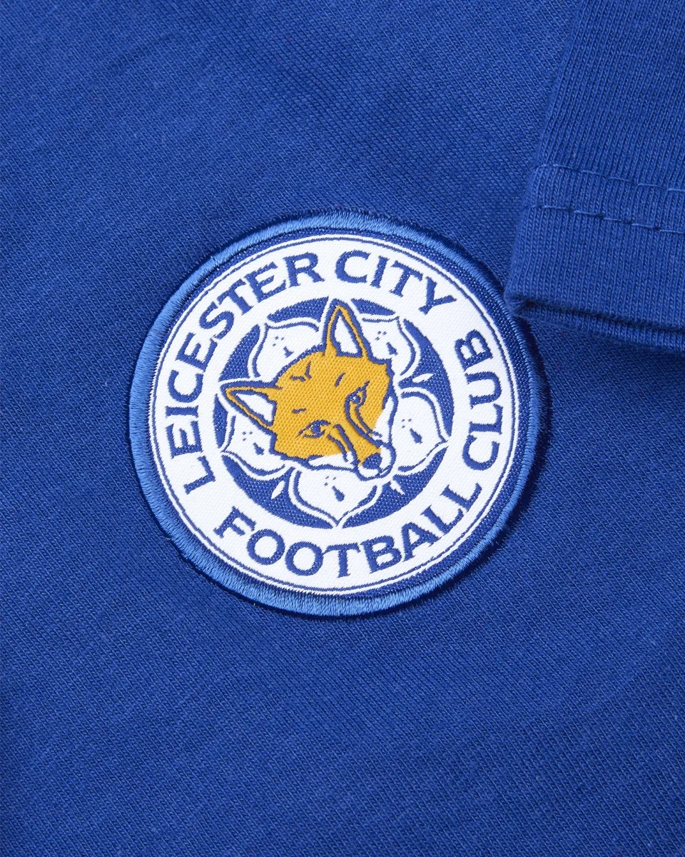 Leicester City Blue Essential Crest T-Shirt - Mens