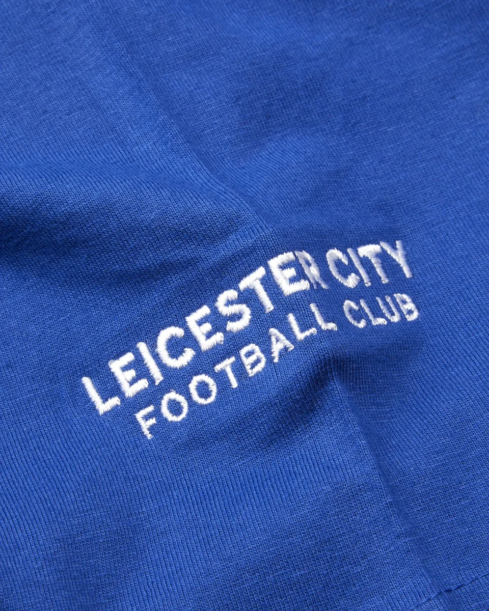Leicester City Blue Essential Crest T-Shirt - Mens